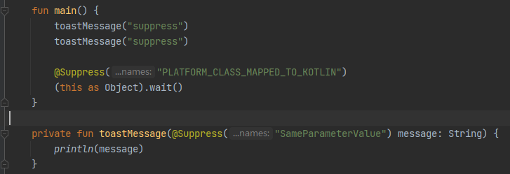platform class mapped to kotlin supressed